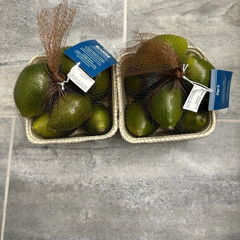Pier 1   14 PCS Artificial Fruits Assorted Lifelike Fake Decorative Limes l